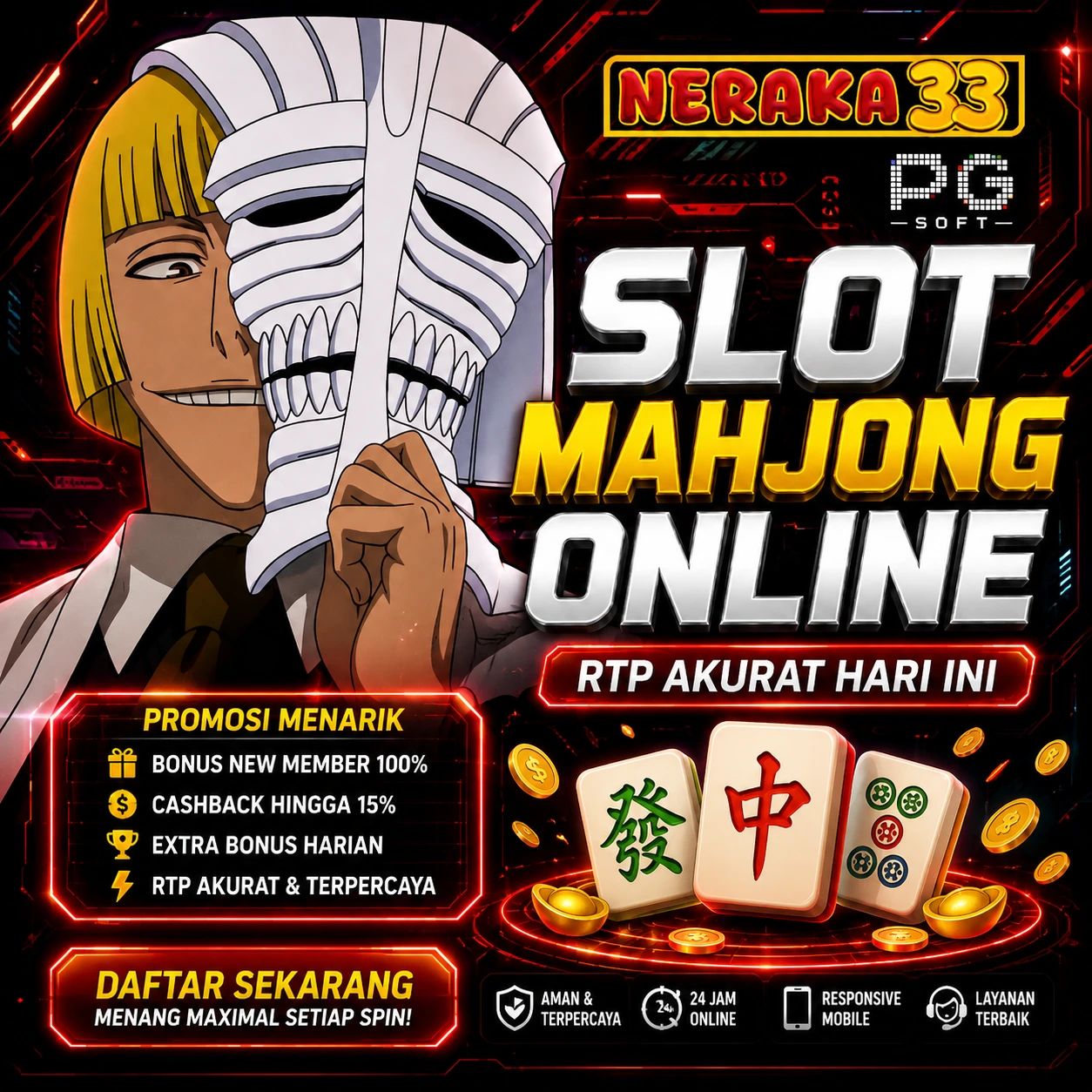 NERAKA33 - Slot Mahjong Online dengan RTP Akurat Hari Ini